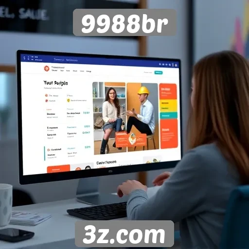 Experiência do usuário no navegação do site 9988br